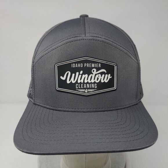 Idaho Premier Window Cleaning Snapback Hat Gray OS Adjustable Osprey Zapped - Picture 2 of 8